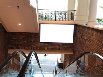 Picture of 34)  Delta Atrium - above escalators down to Exhibit Hall C2 Lobby